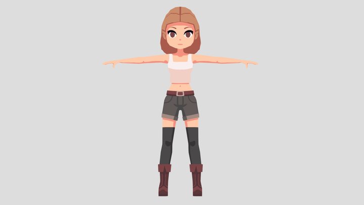 Character design by Vivini 3D Model
