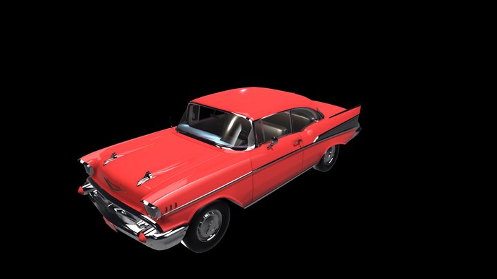 1957 Chevrolet Bel Air 3D Model