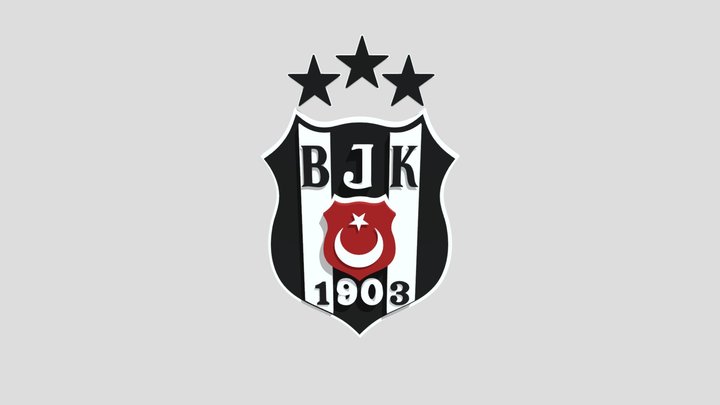 Beşiktaş Crest 3D Model