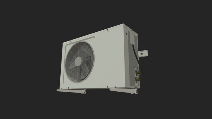 [XYZ School] Air Conditioner draft 3D Model