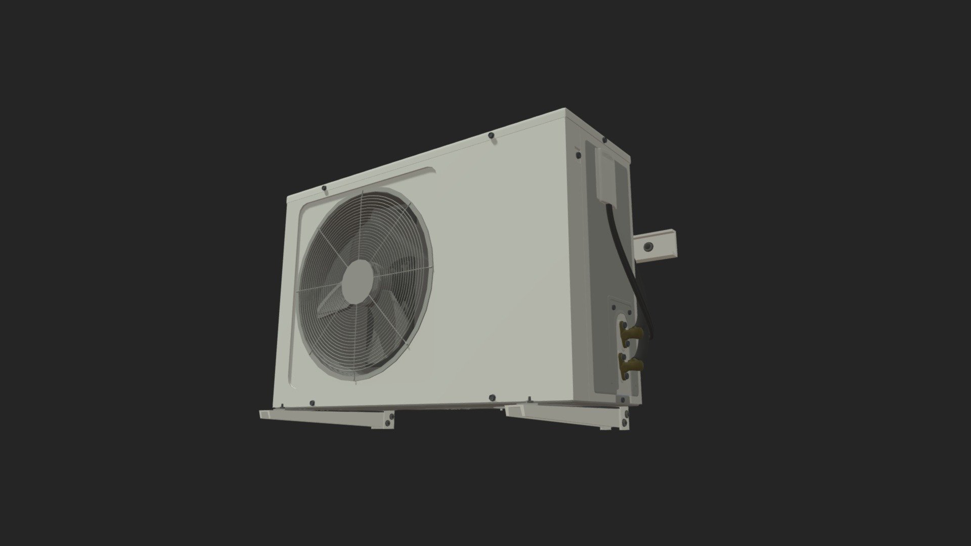 [XYZ School] Air Conditioner draft Download Free 3D model by luxoriam