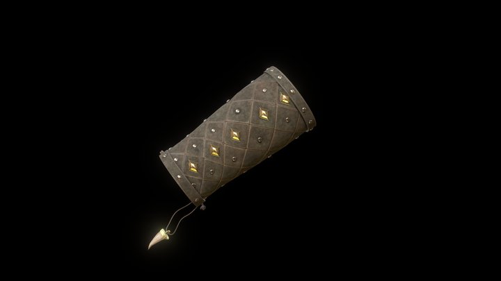 LeatherBracer 3D Model