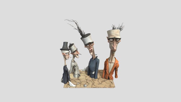 Eccentric Quartet 3D Model