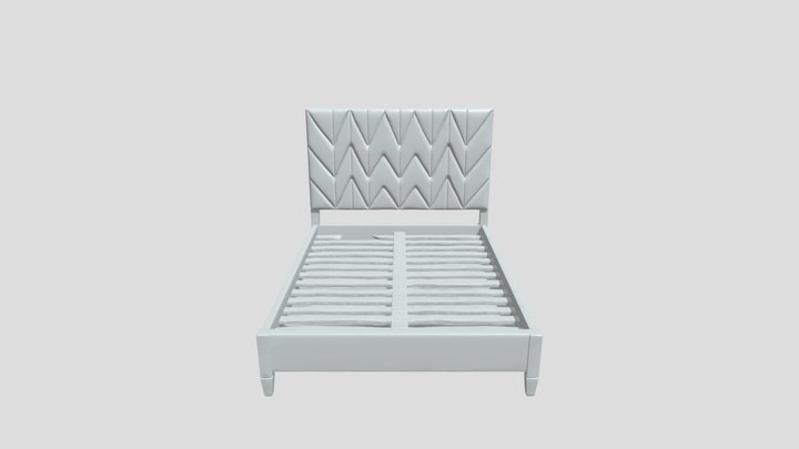 A bed frame 3D Model