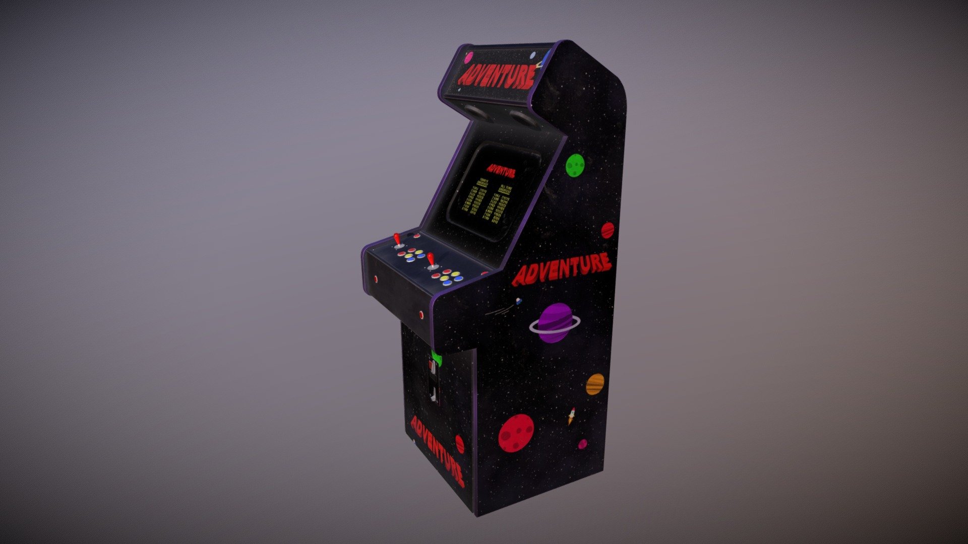 Casino_GameMachine_B - 3D model by Movect_Studios [843b3b8] - Sketchfab
