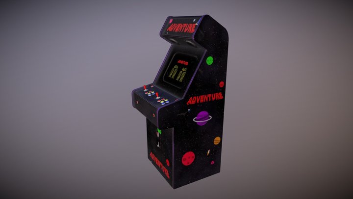 Casino_GameMachine_B 3D Model
