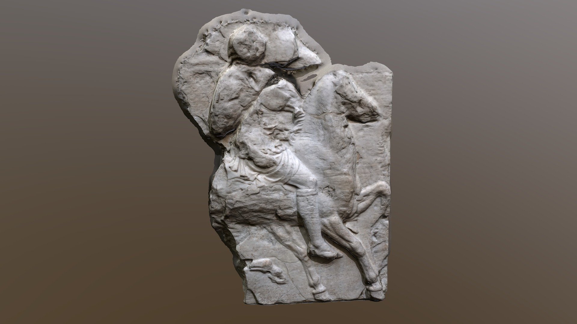 Parthenon Marble Block I South Frieze - Download Free 3D model by ...