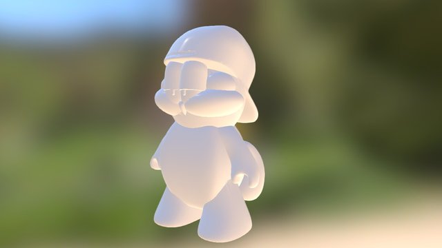 One Cool Cat (With Cap) 3D Model