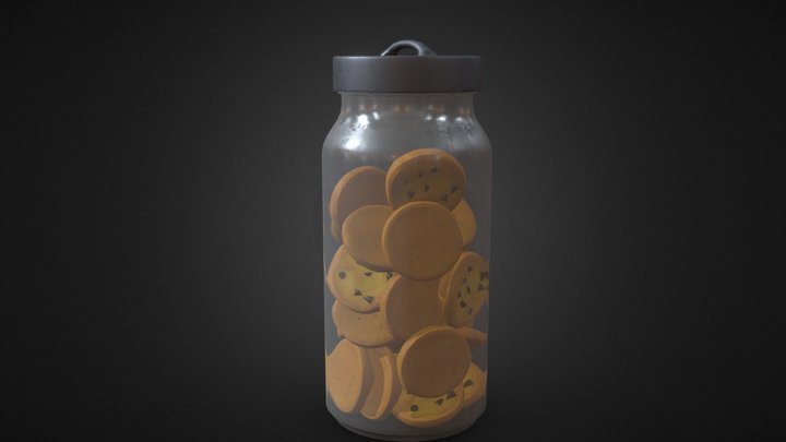 Jar of Cookies practice 3D Model