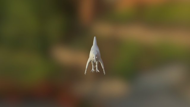 SK Velociraptor UNWRAPED 3D Model