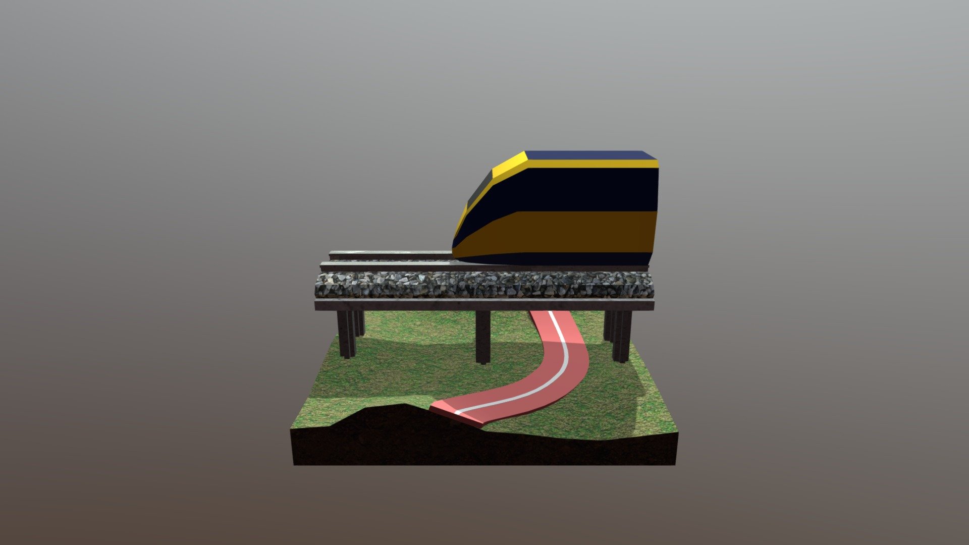 diorama railroad