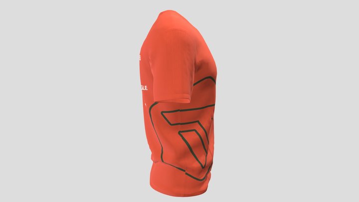 camisa personalizada Hupi 3D Model