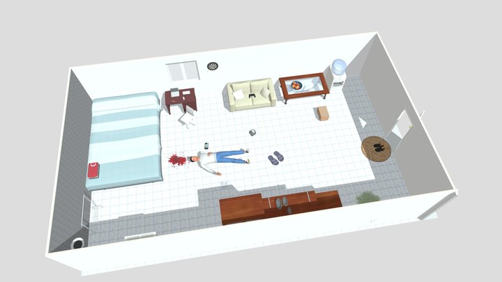 富强民组三维模型 3D Model