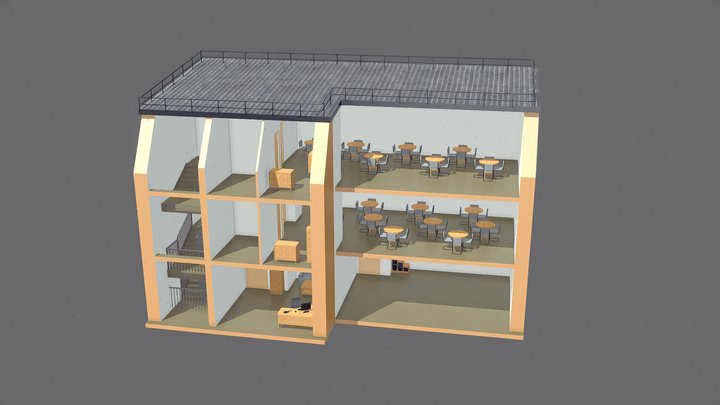 Скетчфаб ДОМ2-2 3D Model