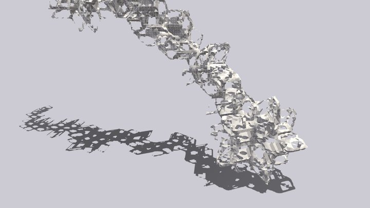 Penrose model by rough mesh 3D Model