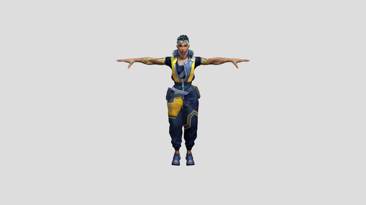 Waylay (T-pose) – Modello 3D gratuito STL