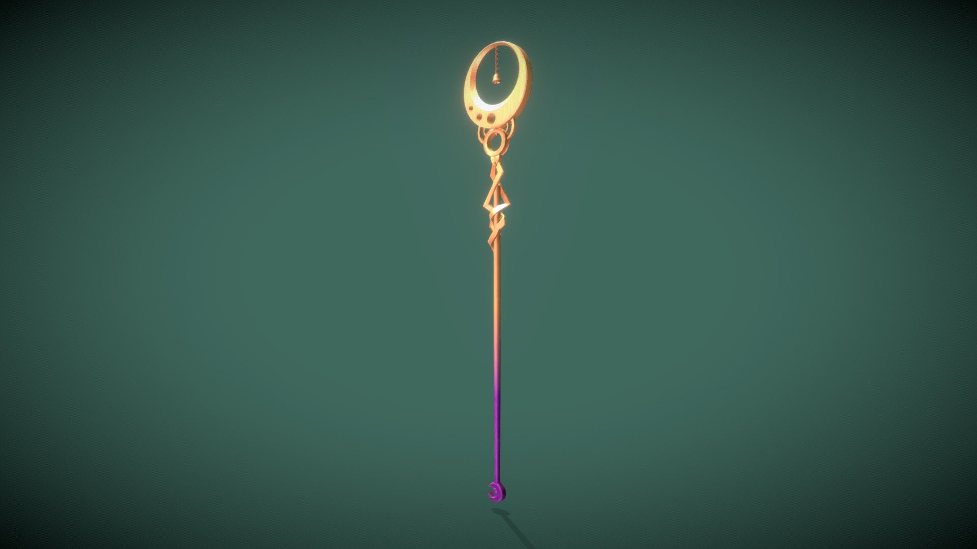 Moon Scepter - 3D model by AmandaCarmona [84415d1] - Sketchfab