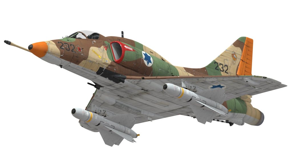 A-4E Skyhawk IDF with AGM-62A
