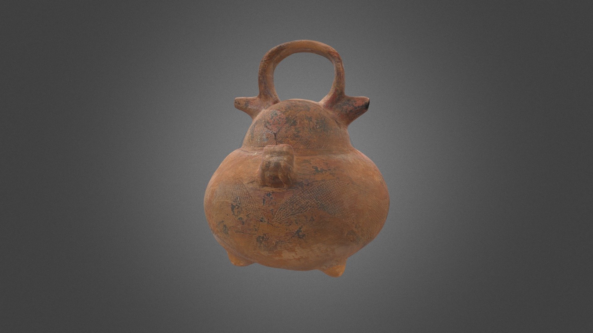 Vasija de doble vertedera — Sketchfab embed 3D viewer