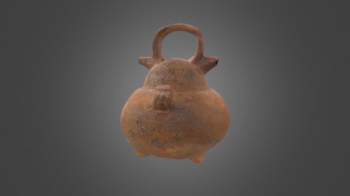 Vasija de doble vertedera 3D Model