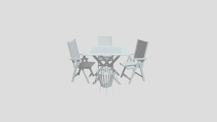 ECO HOUSE - 3 Simple Props 3D Model