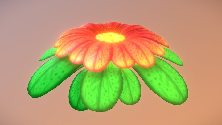 Ashoo Flower – Kostenloses 3D-Modell STL