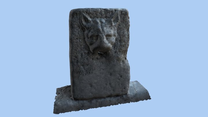 Modelo de una fuente de Pompeya 3D Model