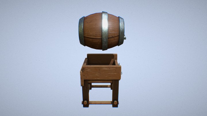 Barril 3D Model