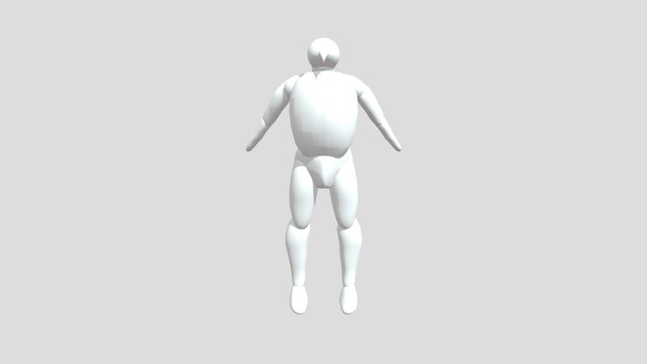Blockout V01 Pinguino Cecilia Alvarado 3D Model