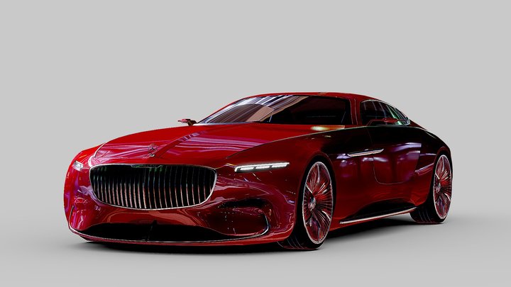Mercedes-Maybach Vision 6 — $59,99 3D Model