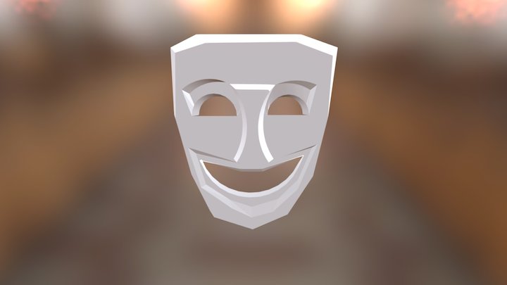 Happy Mask 3D Model