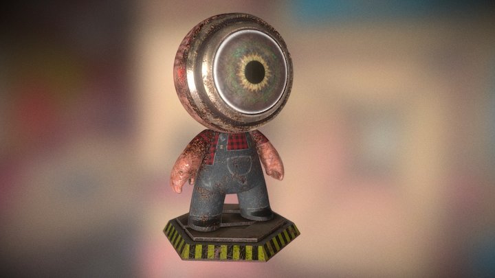 Zombud:  For Allegorithmic's #MeetMat17 3D Model