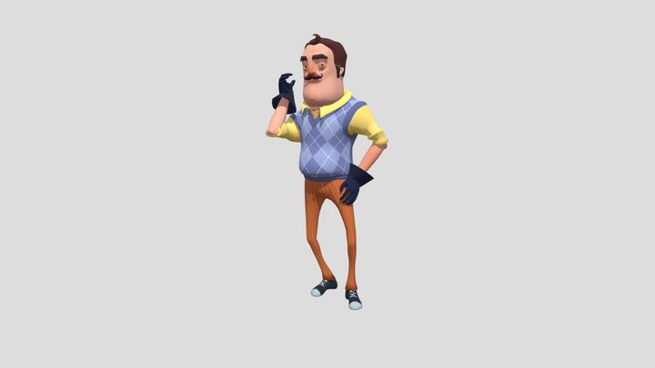 Hello Neighbor Animation test 3D Model