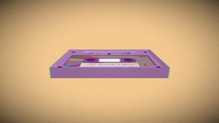 retro casette 3D Model
