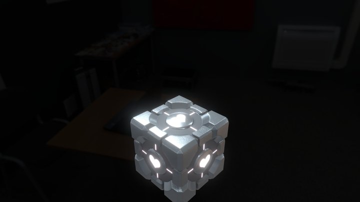 Companion Cube (Test) 3D Model