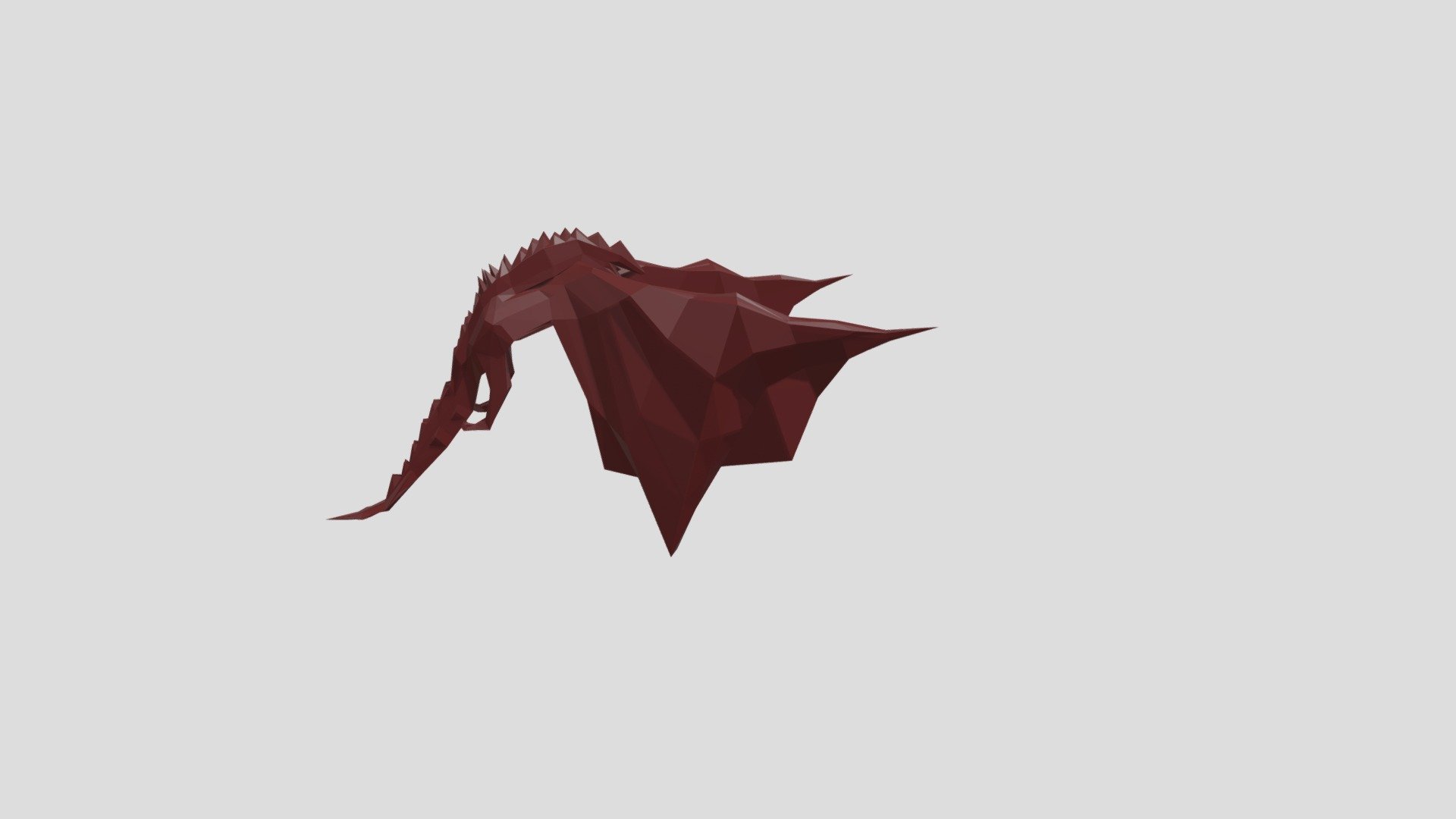dragon low poly - 3D model by ElectricAlpha [8448c8c] - Sketchfab