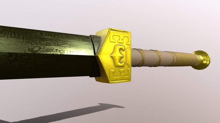 Sokka's Space Sword 3D Model