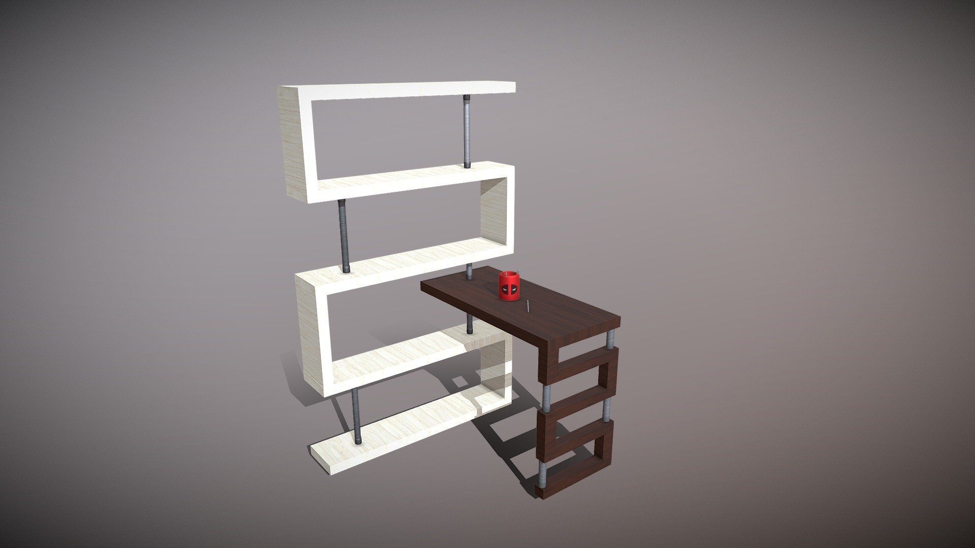 Table with pen stand