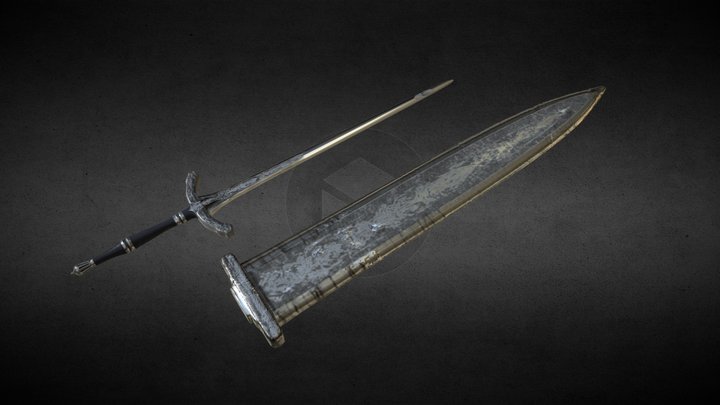 Священный Клинок Людвига(Bloodborne) 3D Model