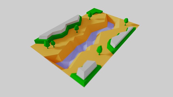 Land 3D Model