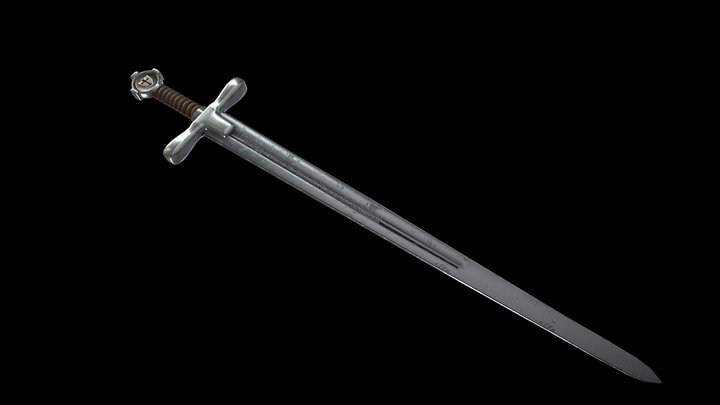 Crusader Sword 3D Model