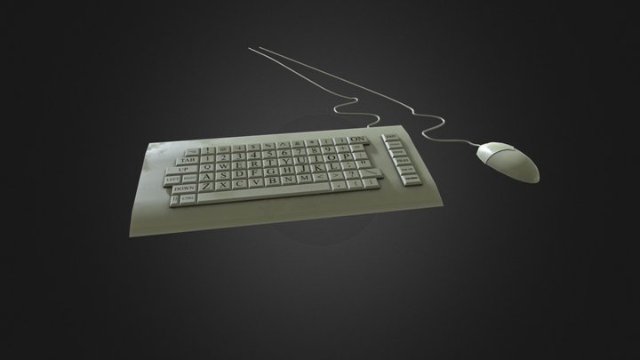 Keyboard and Mouse GGJ18 3D Model