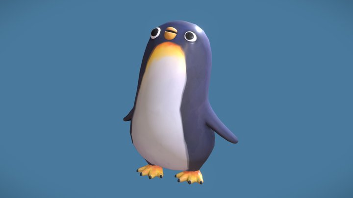 Penguin number 1 3D Model