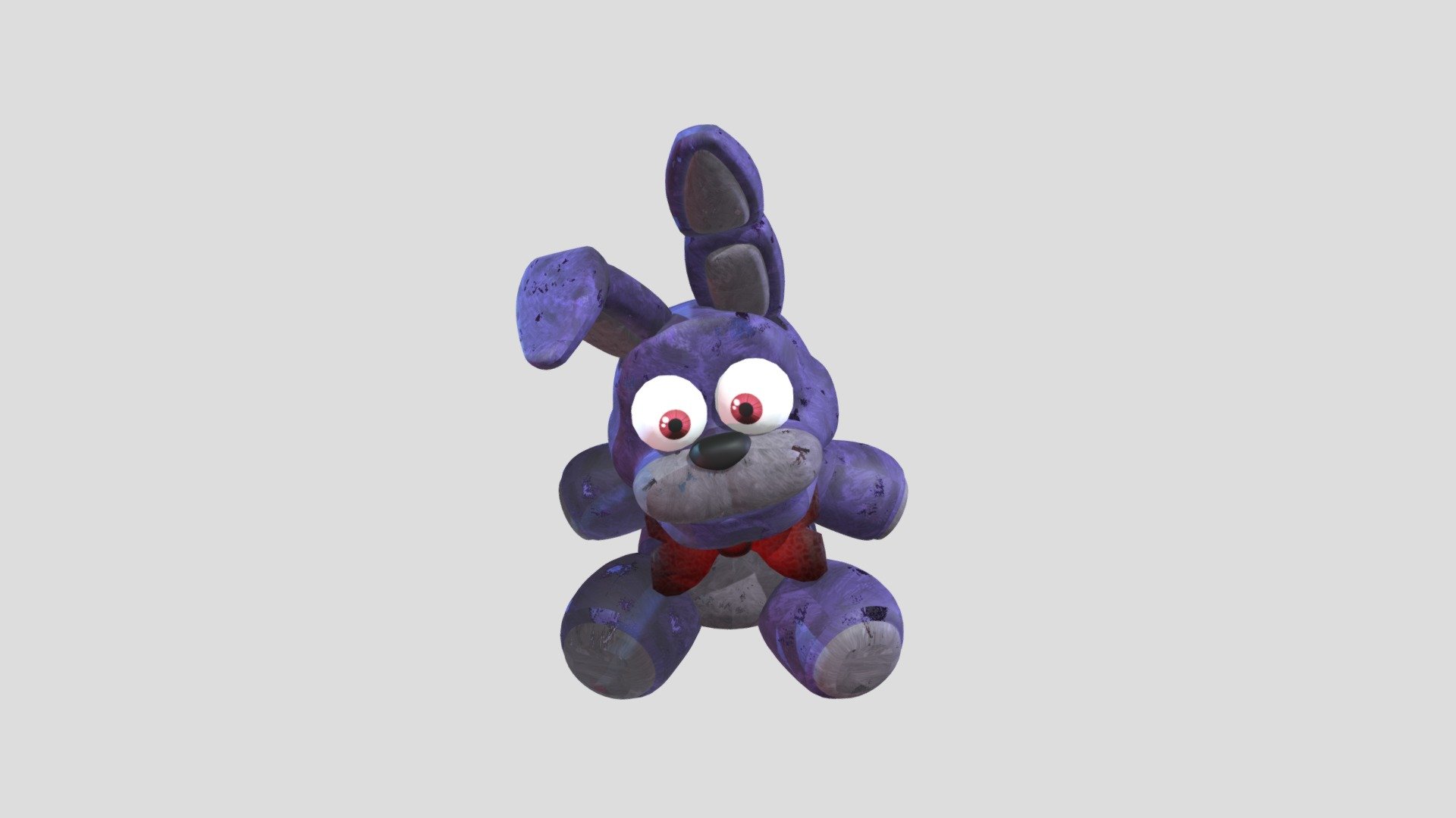 Bonnie The Bunny Plushie - Five Nights At Freddys 3D model 3D printable