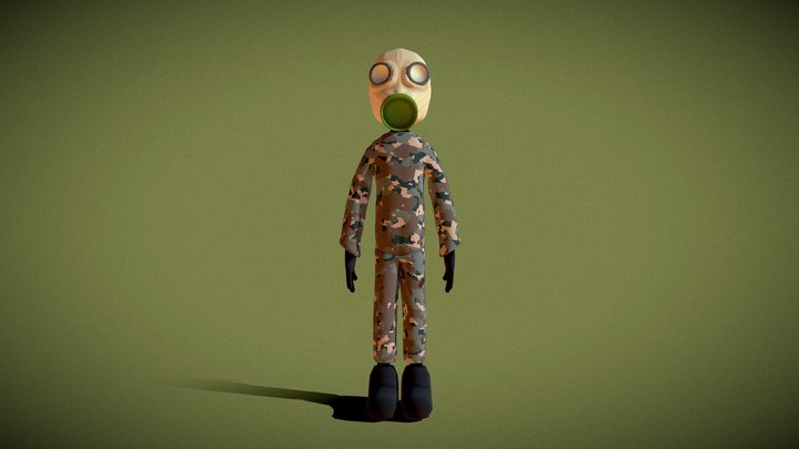 Gasmask 3d Models Sketchfab