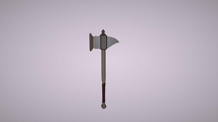 A Hammer Weapon 3D Model