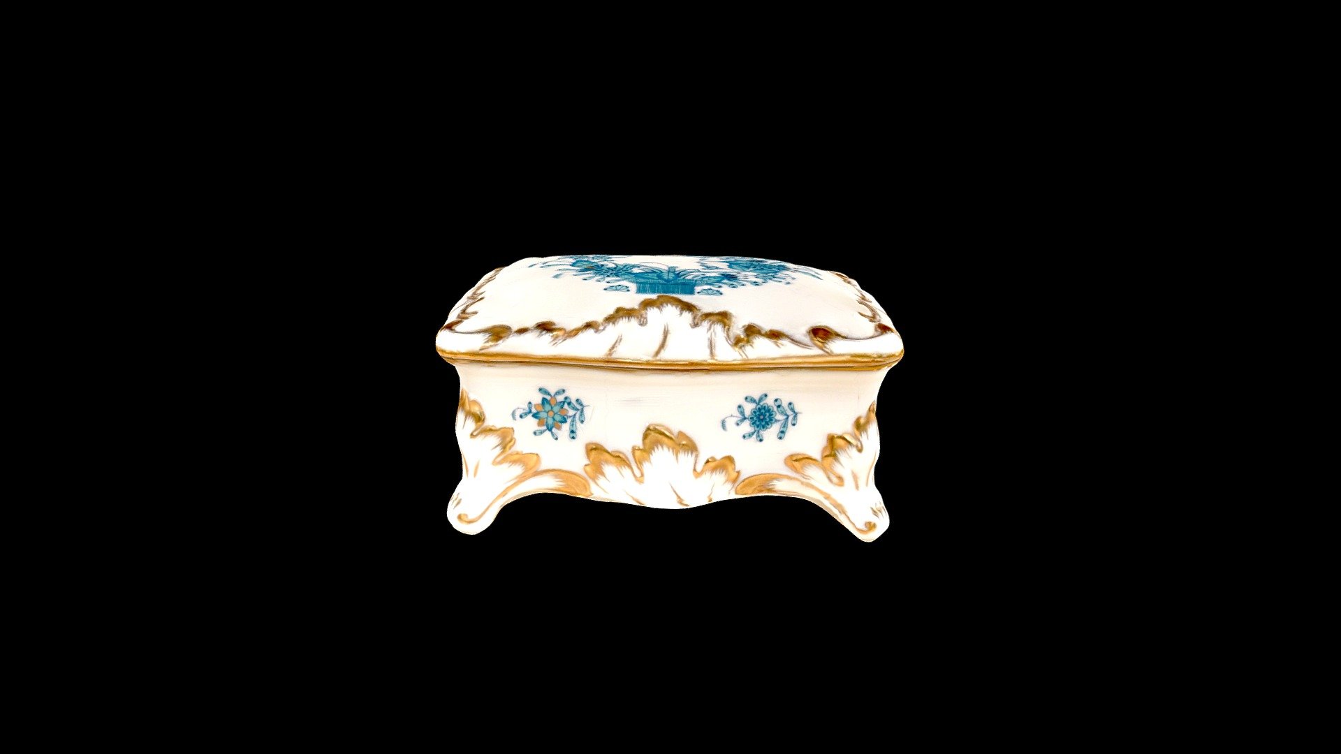 Music box 07849091 FTQ 3D model by Herend Porcelain Manufactory