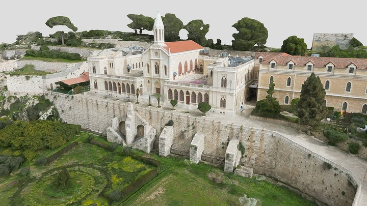 Convent of the Hortus Conclusus in Artas 3D Model