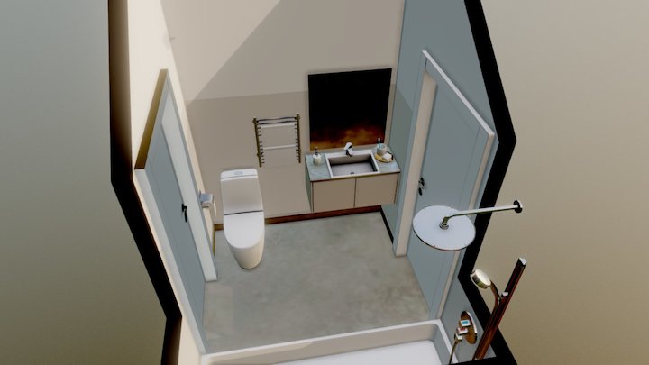 Bathroom 5 3D Model