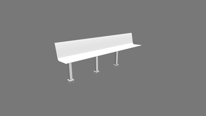 Panca Sospesa 3D Model